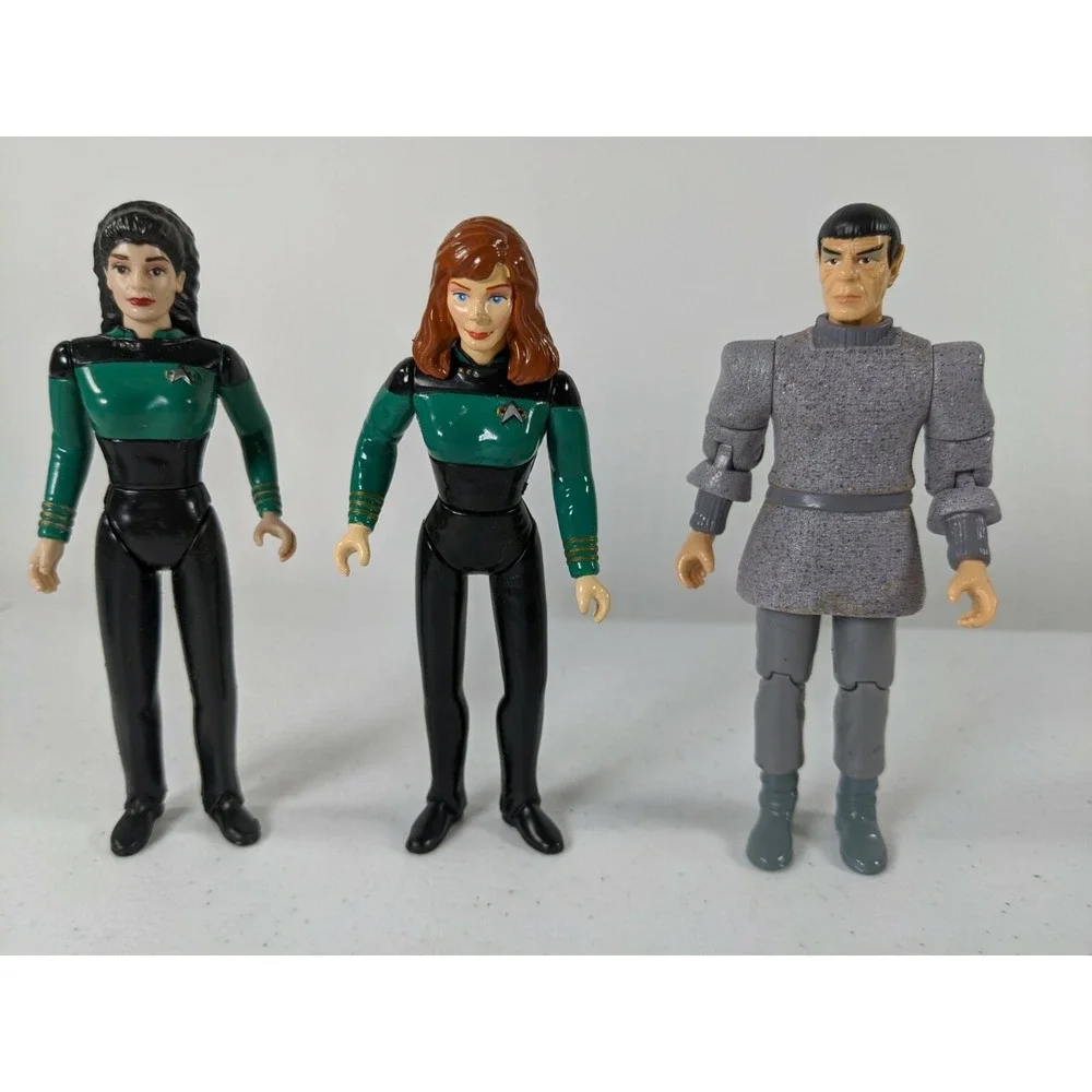 Vintage 1993 1994 Star Trek The Next Generation Lot of 18 Figurines